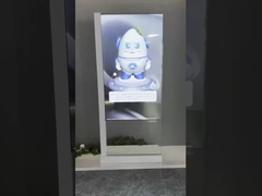 বড় আকারের শপিং মলের জন্য ইনডোর ট্রান্সপারেন্ট ওএলইডি ডিসপ্লে 3840*2160 ম্যাক্স রেজোলিউশন